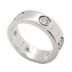 Cartier - Ring - Love - 18 karaat Witgoud - 6 Diamanten, Sieraden, Tassen en Uiterlijk, Ringen, Nieuw