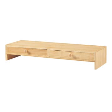 [en.casa] Monitorstandaard Hallstahammar verhoger 56x18x9,5, Verzenden, Nieuw in verpakking