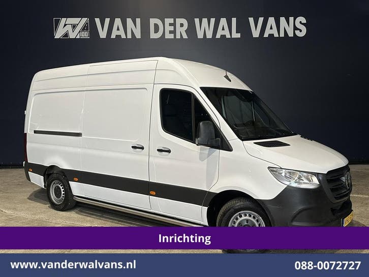 Mercedes-Benz Sprinter | 311 CDI L2H2 Inrichting Oprijplaat, Auto's, Gebruikt, Euro 6, Wit, Mercedes-Benz