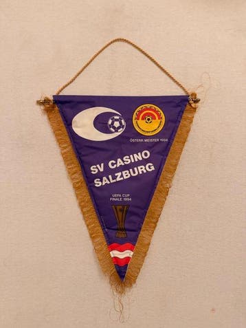 SV Casino Salzburg - UEFA Cup - 1994 - Vlag/wimpel, Nieuw