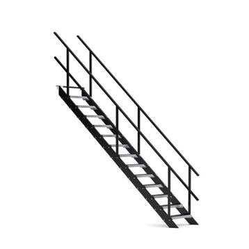 Gelaste stalen trap 2,8 tot 3,2 m, levering in 2 dagen, Verzenden, Nieuw, Trap, 2 tot 4 meter