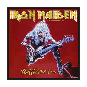 Iron Maiden Fear of the Dark Live Patch officiële merch, Ophalen of Verzenden, Nieuw, Kleding