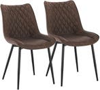 24goodz Set van 2 Eetkamerstoelen - Ergonomisch Ontwerp - An, Verzenden, Nieuw