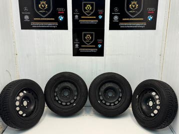 Citroen C4 bj.2010 15 inch winterset met banden 4x108, Gebruikt, 15 inch, Banden en Velgen, Winterbanden