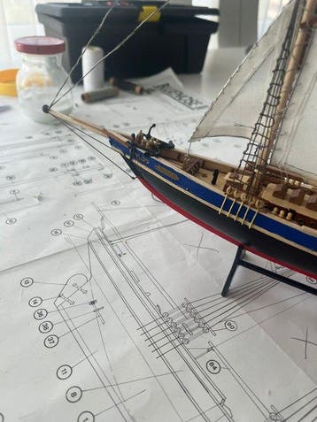 1:14 - Modelschip - Goleta, Nieuw