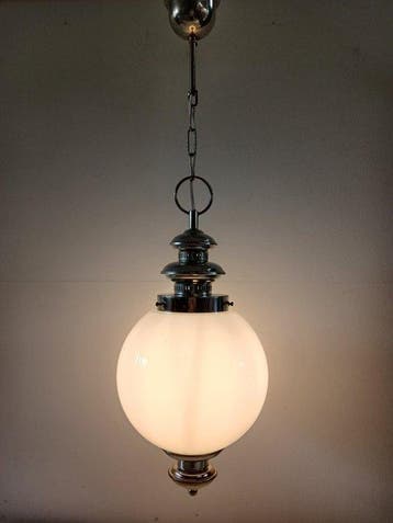 Lamp - Opaline glas - Art Deco - Jaren 30