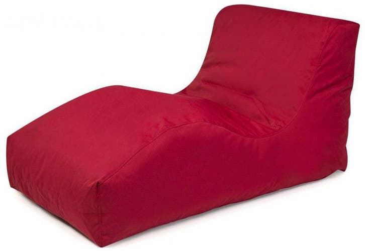 Zitzak Wave Plus Outdoor - Rood, Huis en Inrichting, Zitzakken, Verzenden