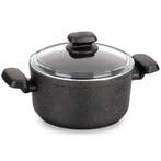 Korkmaz Ornella Braadpan 28 cm – Aluminium Pan 8L Met Deksel, Huis en Inrichting, Keuken | Potten en Pannen, Ophalen of Verzenden