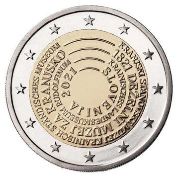Slovenië 2 Euro Nationaal Museum 2021, Verzenden