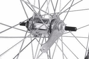 Achterwiel 28x1 1/2 ZWART. Remnaaf spaak 13, Fietsen en Brommers, Verzenden, Nieuw, KT
