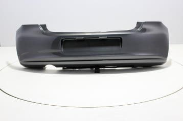 Achterbumper +Uitlaatgat Volkswagen Polo 6R PEPPERGREY (LD7R, Volkswagen, Nieuw, Ophalen of Verzenden, Achter