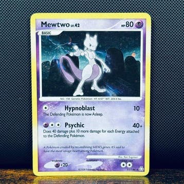 Pokémon Card - Mewtwo Holo 11 – Pokémon, Nieuw