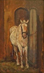 Giovanni Fattori (1825-1908) - Cavallo Solitario