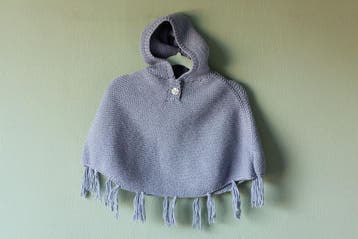 Breipatroon Baby/Meisjes Poncho met franjes voor 1 t/m 24, Ophalen of Verzenden, Nieuw