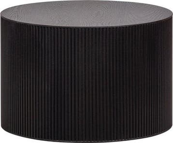 WOOOD Sanne Bijzettafel - Mdf - Zwart - 40x60x60 -  –, Verzenden, Nieuw