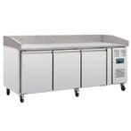 Polar U-serie 3-deurs werkbank met marmeren werkblad en euro, Verzenden, Nieuw in verpakking, Koelen en Vriezen