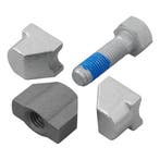 ProPlus Nastelset remschoenen - 250 x 40 mm - metaal - ge..., Auto diversen, Aanhangwagen-onderdelen, Ophalen of Verzenden, Nieuw