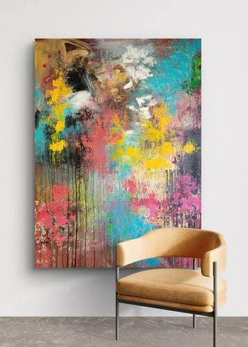 Laura Capellini Art - EARTH PULSE #447.NO RESERVE (XL)