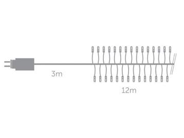2dekans | Light Creations Twistlight - LED - IP44 - 12 m -, Diversen, Ophalen of Verzenden, Zo goed als nieuw
