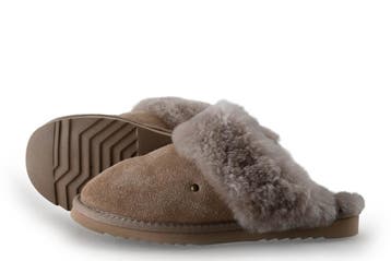 Warmbat Pantoffels in maat 39 Beige, Kleding | Dames, Schoenen, Verzenden, Beige, Zo goed als nieuw, Pantoffels of Sloffen