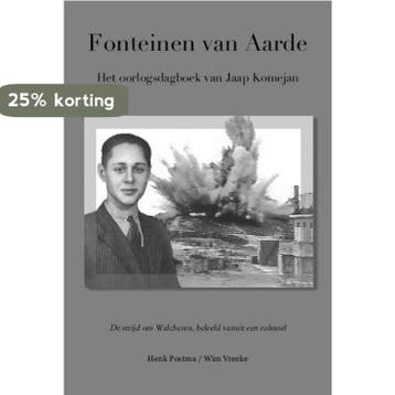 Fonteinen van Aarde, een oorlogsdagboek van Jaap Komejan, Verzenden, Zo goed als nieuw, Jaap Komejan