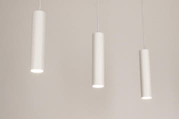 Rietveld Hanglampen - Wit - Metaal, Aluminium, Verzenden, Nieuw