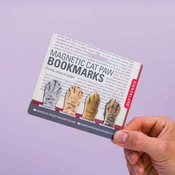 Kikkerland Kat Magnetische Boekenlegger (set Van 4), Verzenden, Nieuw