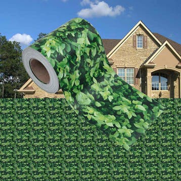 vidaXL Privacystrip 35x0,19 m PVC groen, Verzenden, Nieuw, Kunststof, Minder dan 1 meter