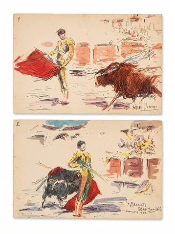 Roberto Domingo - Pase de Toros - Manolete, Antiek en Kunst
