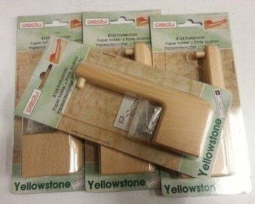 Gedy - Gedy Toiletrolhouder Hout Grenen, Ophalen of Verzenden, Nieuw
