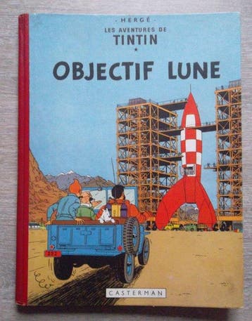 Tintin T16 - Objectif Lune (B8) - C - 1 Album - Eerste, Nieuw