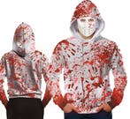 Hoodie Bebloed met Masker, Verzenden, Nieuw, Feestartikel