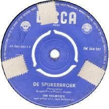 vinyl single 7 inch - The Fouryos - De Spijkerbroek, Cd's en Dvd's, Vinyl Singles, Zo goed als nieuw, Verzenden