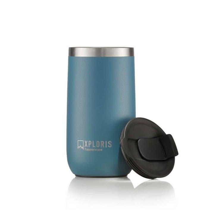 Tupperware Xploris Isobeker 350 ml Blauw, Huis en Inrichting, Keuken | Tupperware, Blauw, Nieuw, Ophalen of Verzenden