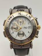 Zippo - Zippo Time Compass Watch Chronograph Dual Case Steel, Nieuw
