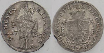 Schilling Wuerzburg Georg Karl von Fechenbach, 1795-1802, Verzenden