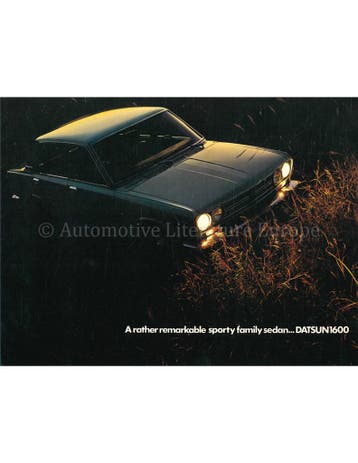 1969 DATSUN 1600 BROCHURE NEDERLANDS, Nieuw, Nissan, Author