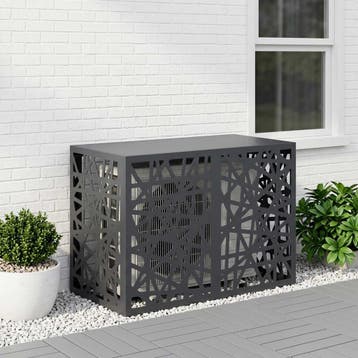 vidaXL Airconditioner hoes Antraciet 100 x 50 x 70 cm Staal, Verzenden, Nieuw