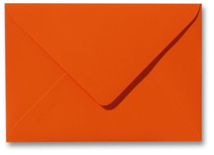 Envelop 12,5 x 17,6 cm Skin Oranje, Hobby en Vrije tijd, Kaarten | Zelf maken, Verzenden