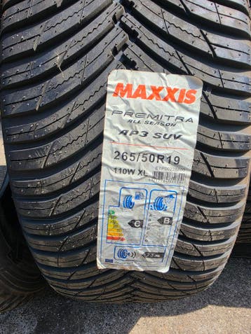 265/50r19 110W Maxxis All Seasons Nieuwe Banden, Auto-onderdelen, Banden en Velgen, 265 mm, Nieuw, All Season, Band(en)