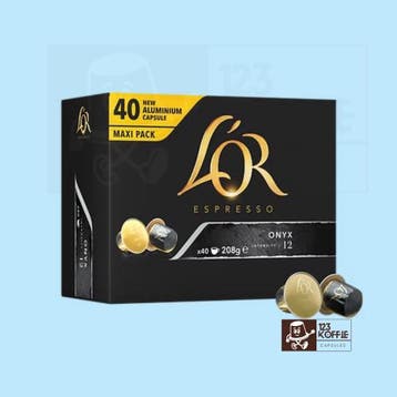 LOR Onyx Intensity 12 Nespresso, Verzenden, Nieuw