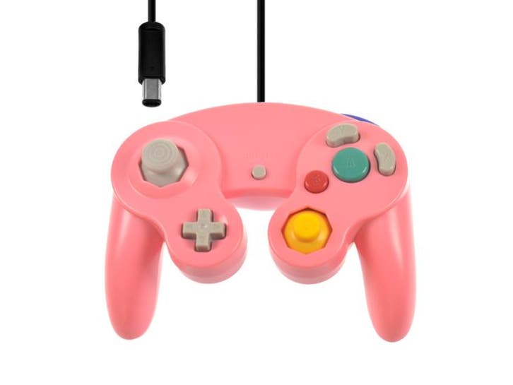 Nieuwe Gamecube Controller Pink, Spelcomputers en Games, Spelcomputers | Nintendo GameCube, Nieuw, Ophalen of Verzenden