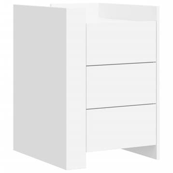 Nachtkastje met 3 lades | Tweedekansje | OP=OP, Gebruikt, 45 tot 65 cm, Hout, 55 tot 70 cm