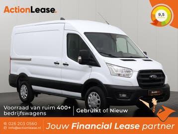 Ford Transit Bestelbus L2 H2 2022 Diesel Handgeschakeld, Auto's, Ford, Zwart, Wit, Nieuw, Dealer onderhouden