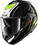 2dekans | Shark Oxo systeemhelm motor helm Rydger zwart wit, Ophalen of Verzenden, Nieuw met kaartje, Shark