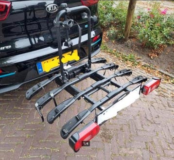 Fietsdrager te huur 4 fietsen of 2 electrische, Auto diversen, Ophalen, 3 fietsen of meer, Gebruikt, Brede banden