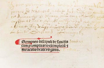 Herolt - [Incunable] Sermones Discipuli de Sanctis - 1497