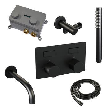 Brauer Black Carving Thermostatische Inbouw Badkraan, Doe-het-zelf en Verbouw, Sanitair, Ophalen of Verzenden, Nieuw