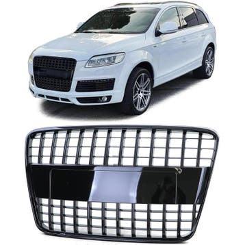 Grill Audi Q7 4L 05-09 Honingraad Glans zwart, Ophalen of Verzenden, Nieuw