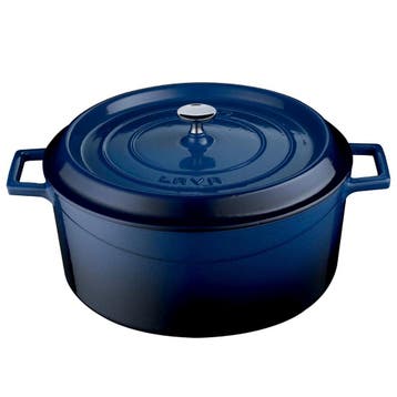 Lava Gietijzeren Braadpan Ø28 Blauw, Ophalen of Verzenden, Nieuw in verpakking